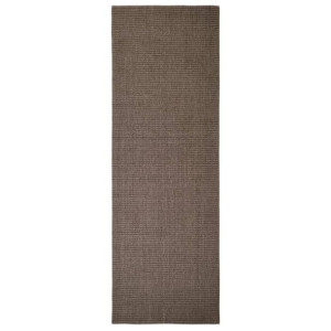 Dywanik, naturalny sizal, 100x300 cm, brązowy