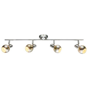 Spot LAMPA sufitowa KOBY 54845-4 Globo metalowa OPRAWA listwa efekt 3D refl