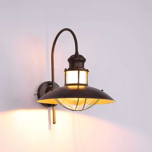 Kinkiet LAMPA ścienna BADALONA 15355W Globo industrialna OPRAWA metalowa br