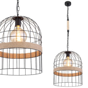 Wisząca LAMPA loft HALIA 15677H1 Globo metalowa OPRAWA skandynawski ZWIS kl