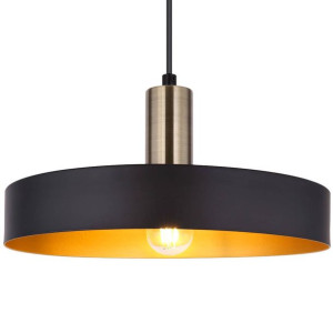 Industrialna LAMPA wisząca SWINNI 15375H1 Globo metalowa OPRAWA okrągły ZWI