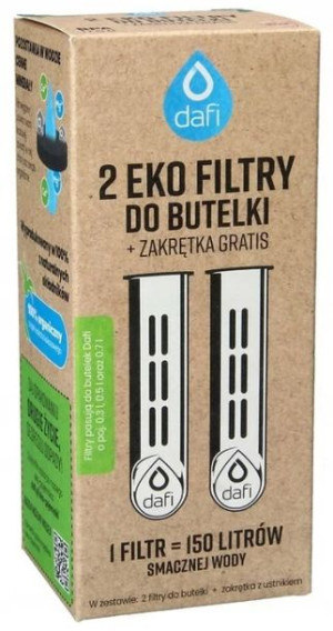 Filtr do butelki Dafi 2 sztuki EKO do 150l