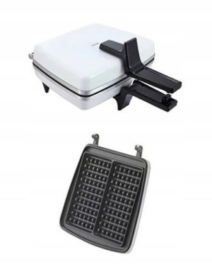 Gofrownica Dezal 301.4 biała MOC 1300W 2 gofry