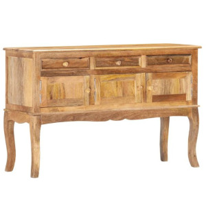 Szafka, 110 x 35 x 75 cm, lite drewno mango