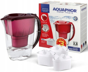 Dzbanek filtrujący Aquaphor Amethyst + 3 Wkłady