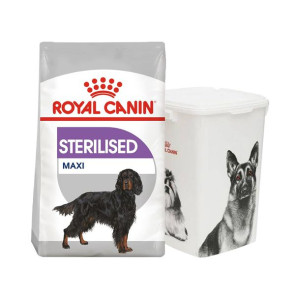 ROYAL CANIN CCN Maxi Sterilised 12kg + Wiadro na karmę 51l GRATIS!