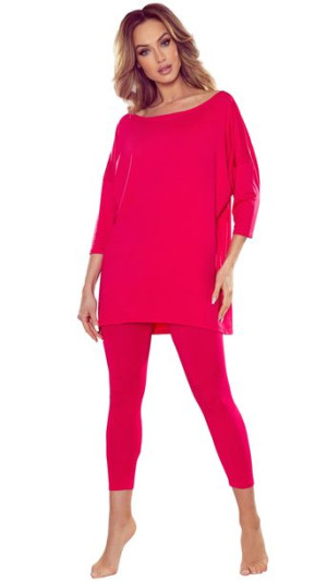 Linette piżama malinowa - xl