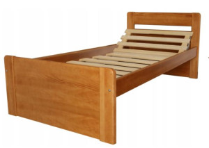Łóżko dla seniora BAMBI SENIOR HIT 120x200 Olcha