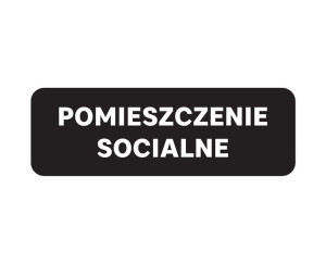 Naklejka Pomieszczenie socialne