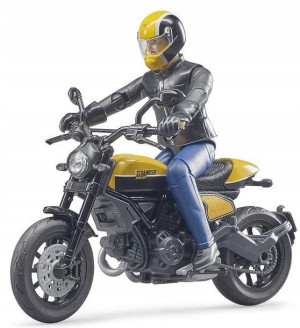 Bruder 63053 Motor Ducati Scrambler + figurka