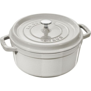Staub Cocottes Garnek żeliwny okrągły 2,6 ltr truflowy