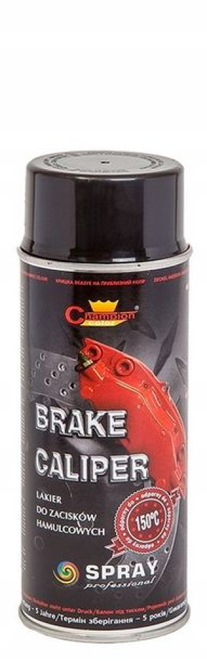 Lakier Do Zacisków Hamulcowych Czarny 400ml Tuning