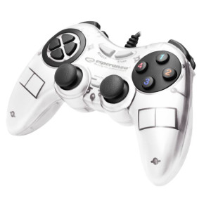 Esperanza Gamepad Pc Usb Fighter Biały