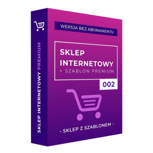 Sklep Internetowy + Szablon Premium 002 + Integracje
