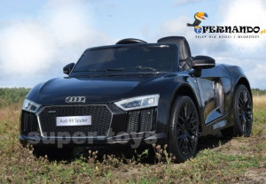 Auto Pojazd na Akumulator NOWE większe Audi R8 Spyder Czarne