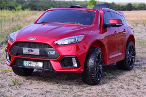 Auto na akumulator Ford Focus Czerwony Lakierowany Duże miękkie koła EVA, A