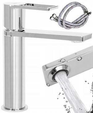 Bateria Umywalkowa Flip Chrome Chrom Niska Rea