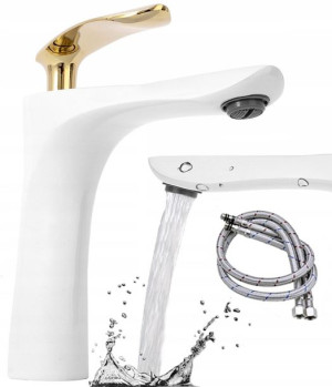 Bateria Umywalkowa Orbit White Gold Niska Rea