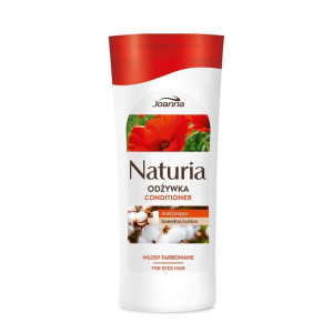 Joanna Naturia odżywka do włosów farbowanych Mak i Bawełna 200g