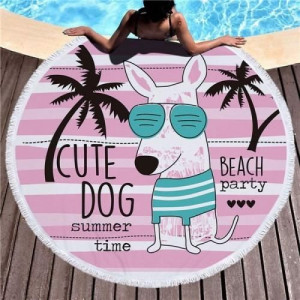 Ręcznik plażowy okrągły 150cm koc piknik