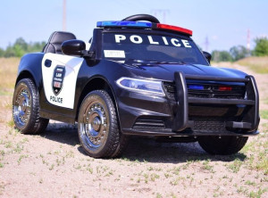 Auto Policja Dodge Charger, Dźwięki, Miękkie Koła Eva, Miękkie Siedzenie/jc