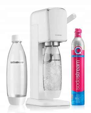 Saturator SodaStream ART Biały + Butelka + Nabój