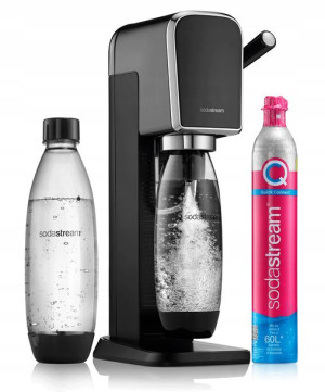 Saturator SodaStream ART Czarny + Butelka + Nabój