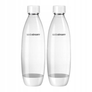 Zestaw butelek SodaStream Fuse białe do zmywarki