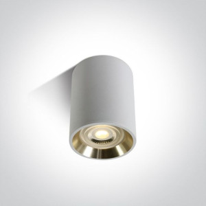 Tuba natynkowa biało złota Lawrio GU10 12105AL/W/GL - OneLight