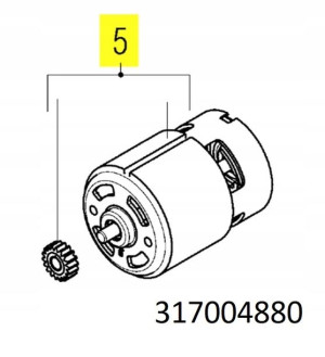 METABO Silnik do wkrętarek BS 18 L Quick 317004880