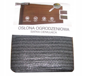 Osłona ogrodzeniowa Siatka Grafitowa DecoTeam
