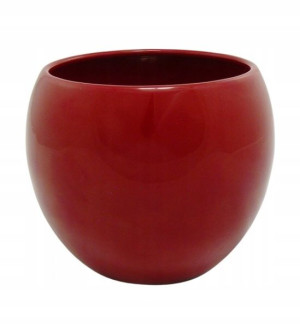 Doniczka kula osłonka ceramiczna ozdobna h14cm