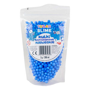 Kulki Kuleczki Styropianowe Niebieskie Floam Slime