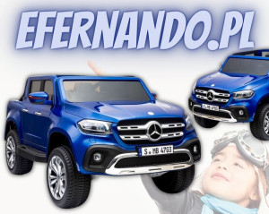 Mercedes X Licencja, - 4x4 , 2x12v Panel Mp4, Miękkie Koła Eva, Miękkie S