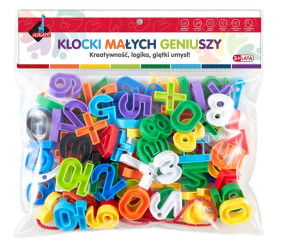 Klocki małych geniuszy - Cyfry, 100 elementów (106281)