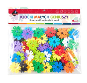Klocki kwiatki, 80 elementów (106236)