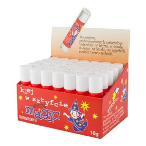 Klej Magic, sztyft 10g, display 35 szt.