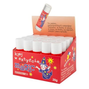 Klej Magic, sztyft 20g, display 20 szt.