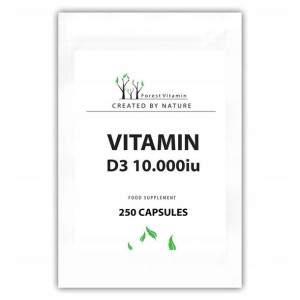 FOREST VITAMIN Vitamin D3 10.000IU 250caps