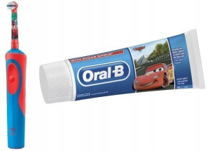Szczoteczka elektryczna dla dzieci Oral-B + Pasta
