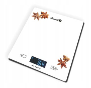 Waga kuchenna Łucznik PT-852EX biała LCD do5kg LED