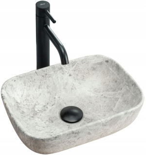Umywalka Ceramiczna Nablatowa CAMELIA LIGHT STONE