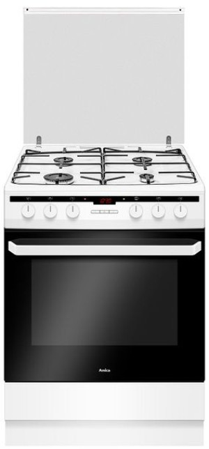 Kuchnia Amica 618GEH3.33HZpTaN(W) 65 L Grill