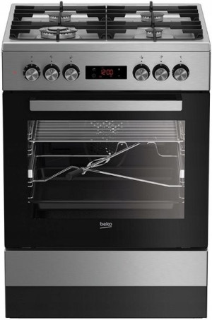 Kuchnia Beko FSMT61330DXT Inox 72 L Grill Rożen