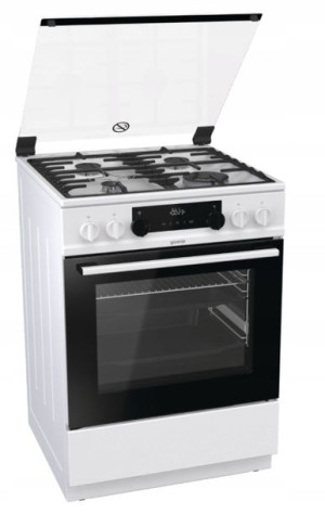 Kuchnia gazowo elektryczna Gorenje KS6350WA 71 l
