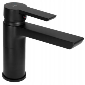 Bateria umywalkowa ARGUS Niska Black Czarna - REA