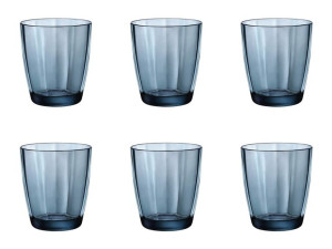 Zestaw Szklanki Bormioli Niebieskie 6 X 300 Ml