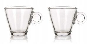 Szklanka Kubek Filiżanka Bormioli 2 X 220 Ml Caffe