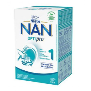 Nestle Nan Optipro 1 Mleko początkowe 650g