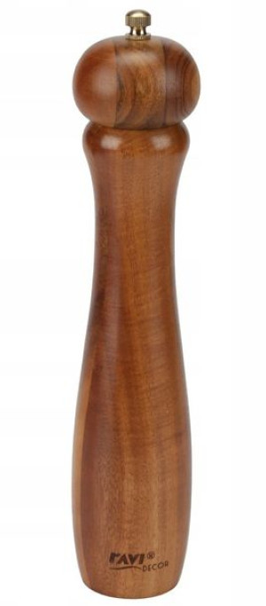 Młynek Do Przypraw Pieprzu Soli Drewno Akacja 27cm